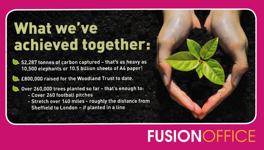 Woodland Trust is Fusion Offices environmental charity