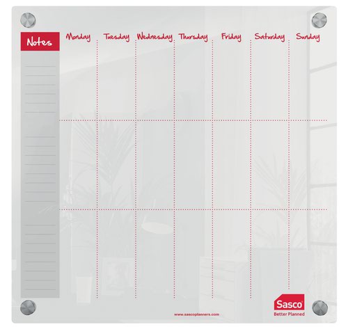 Nobo Transparent Acrylic Mini Whiteboard Wall Mounted 600x450mm